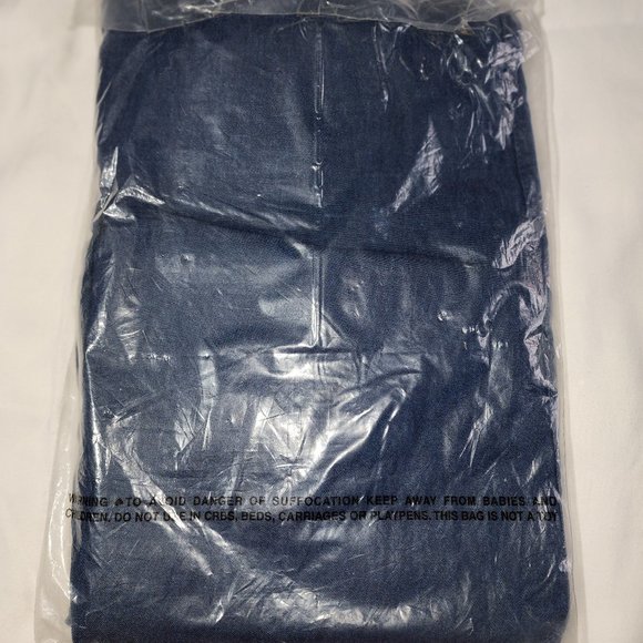 King Size Navy Blue Denim Casual Pants 7XL x 38 - Picture 2 of 2